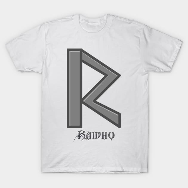 Raidho Rune T-Shirt by GodiLimeg